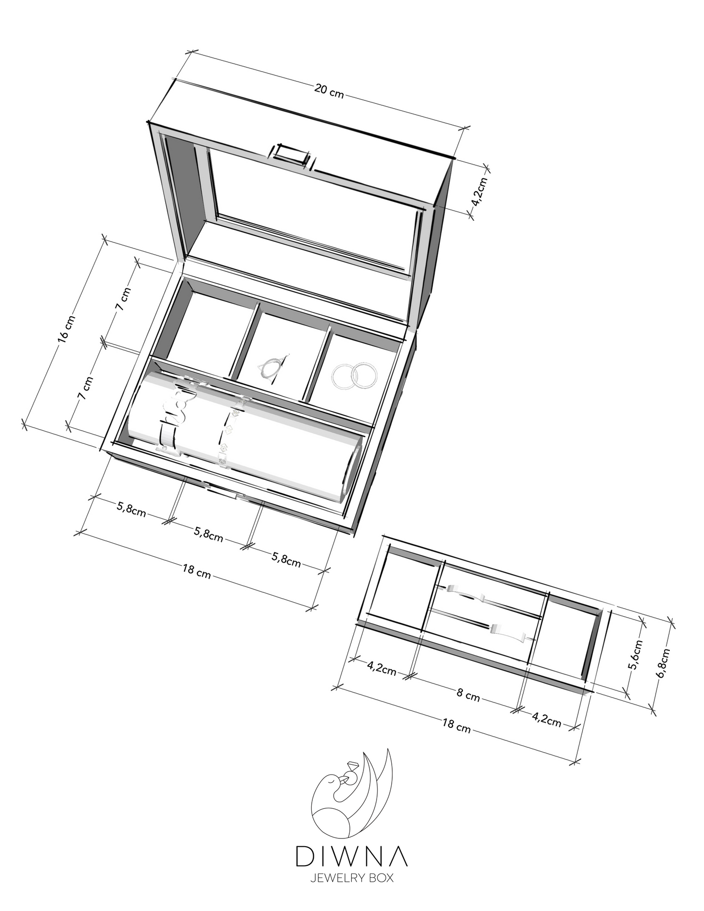 Sophia Schmuckschatulle Desert Sunrise Farbe