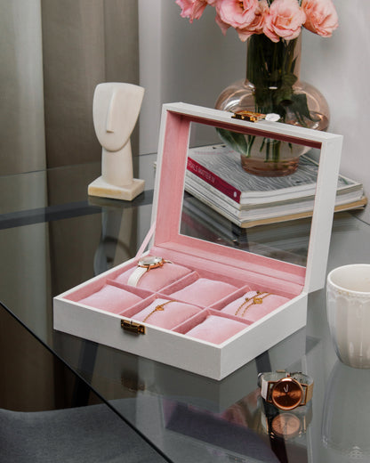 Stella Uhrenschatulle Strawberry Macaron Farbe